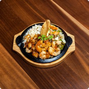 Crevettes frites chinoises