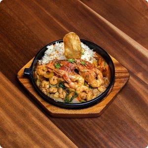 Crevettes au Basilic Thaï