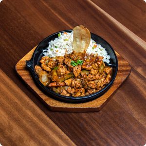Poulet épicé à la sauce piquante