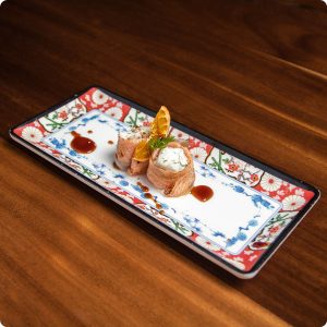 Roulé de Saumon au Fromage Crémeux
